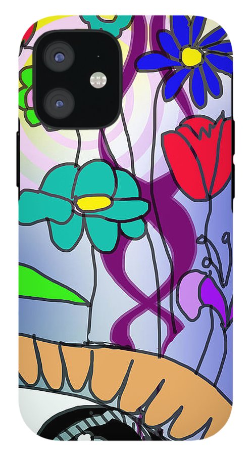Watching The Flowers Grow - Phone Case