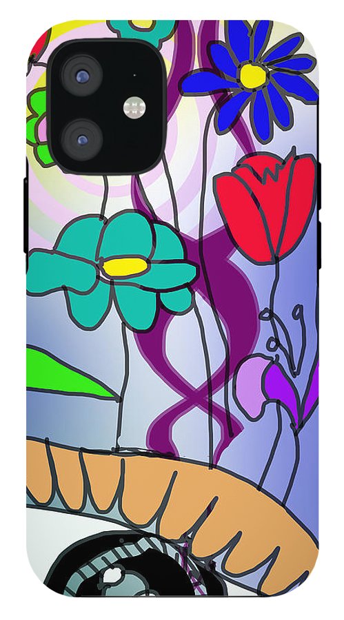 Watching The Flowers Grow - Phone Case