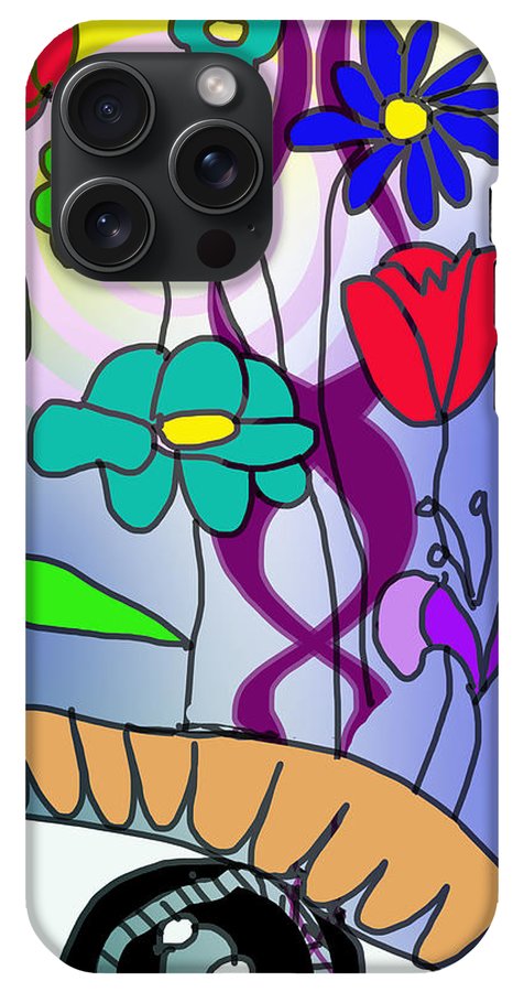Watching The Flowers Grow - Phone Case