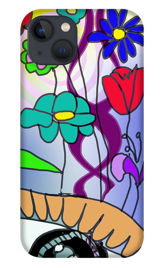 Watching The Flowers Grow - Phone Case