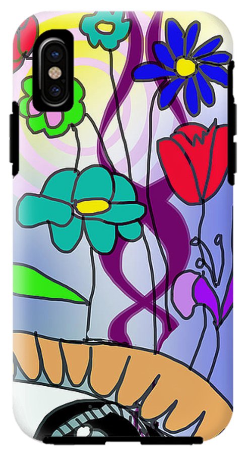 Watching The Flowers Grow - Phone Case