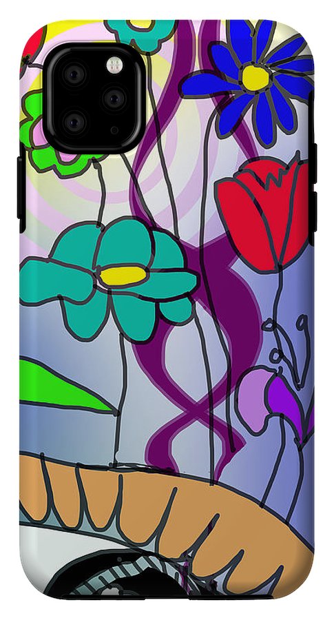 Watching The Flowers Grow - Phone Case