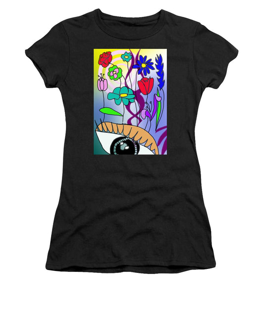 Watching The Flowers Grow - Women's T-Shirt