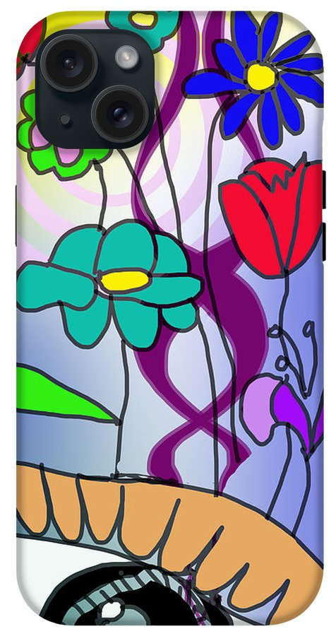 Watching The Flowers Grow - Phone Case
