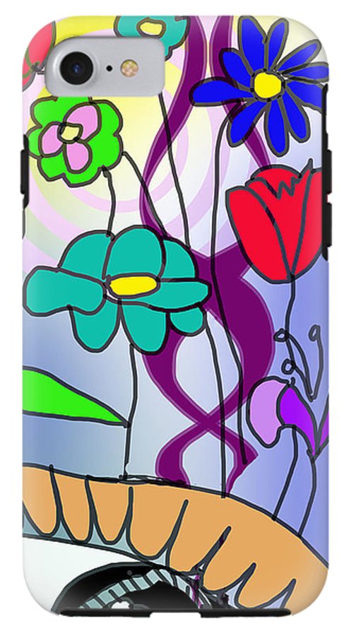 Watching The Flowers Grow - Phone Case