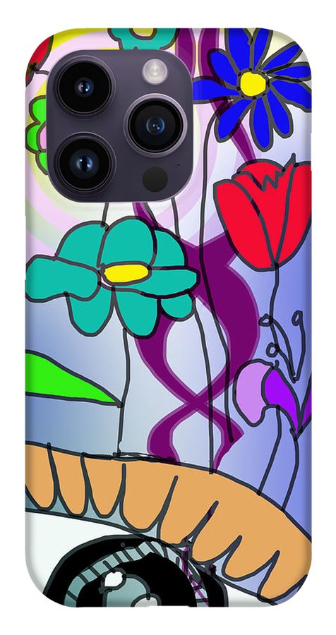 Watching The Flowers Grow - Phone Case