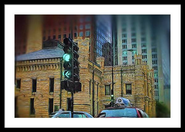 Water Tower Chicago - Framed Print