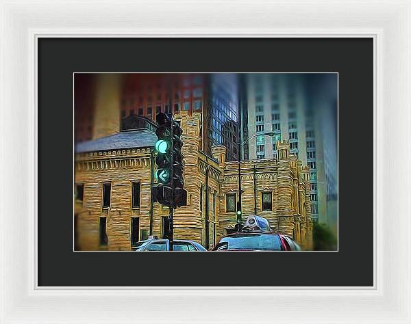 Water Tower Chicago - Framed Print