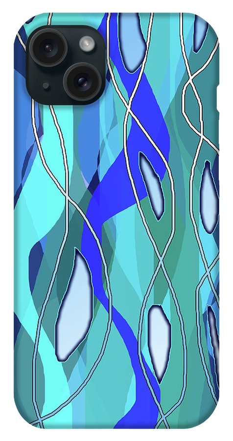 Wavy Blue - Phone Case