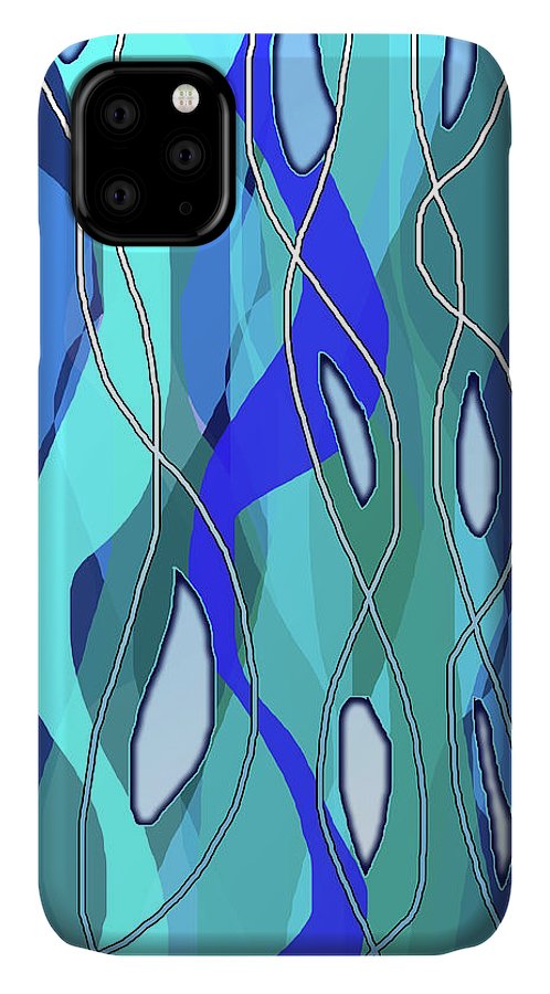 Wavy Blue - Phone Case