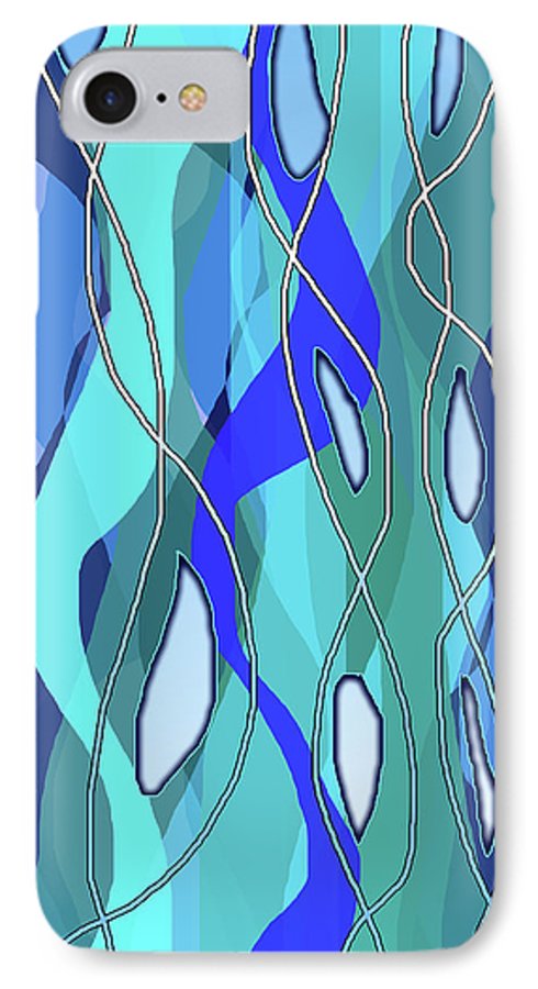 Wavy Blue - Phone Case