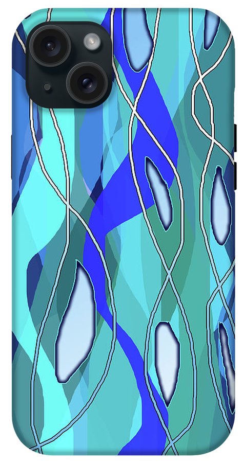Wavy Blue - Phone Case