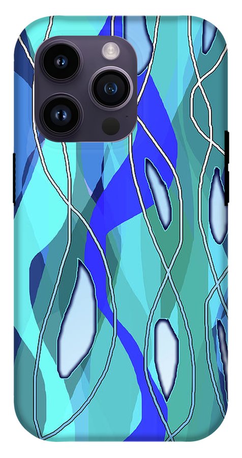 Wavy Blue - Phone Case