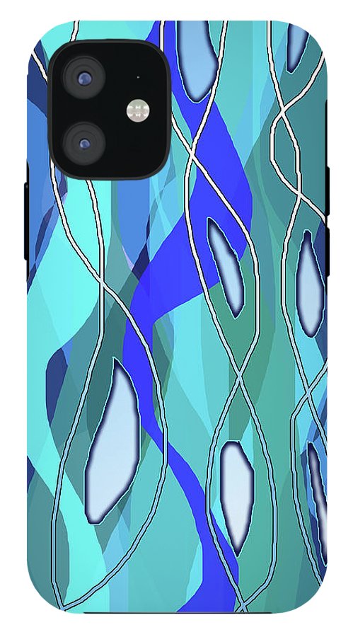Wavy Blue - Phone Case