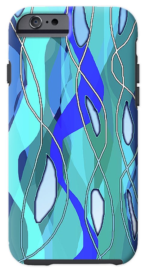 Wavy Blue - Phone Case