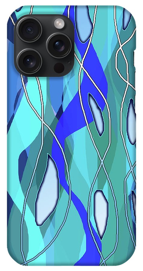 Wavy Blue - Phone Case