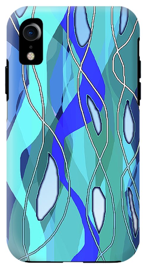 Wavy Blue - Phone Case