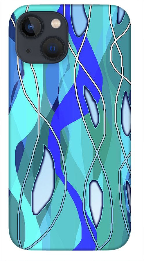 Wavy Blue - Phone Case