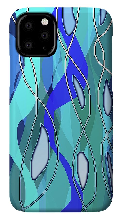 Wavy Blue - Phone Case