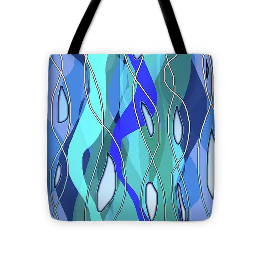 Wavy Blue - Tote Bag