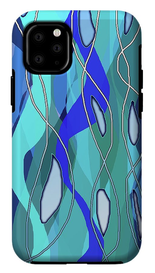 Wavy Blue - Phone Case