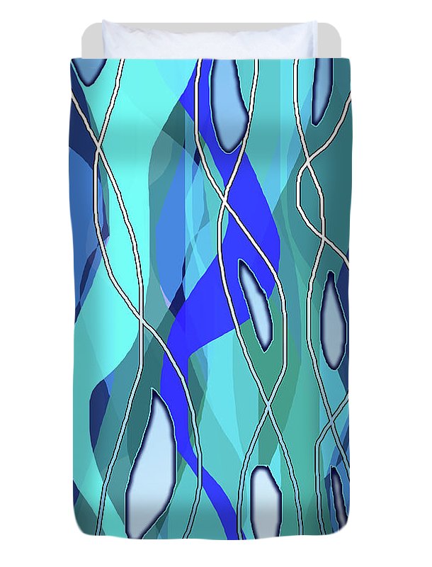 Wavy Blue - Duvet Cover