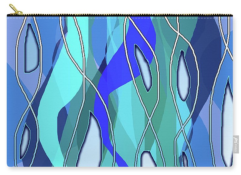 Wavy Blue - Carry-All Pouch