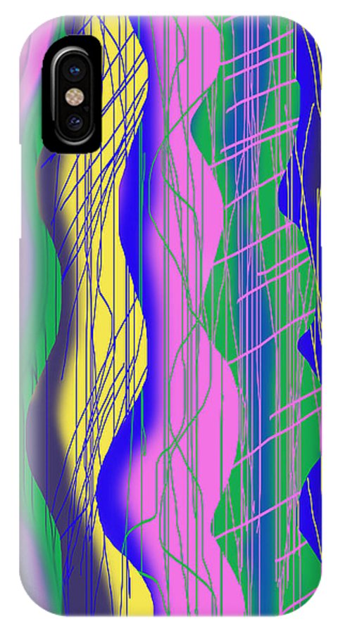 Wavy Scribble Abstract - Phone Case