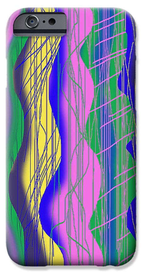 Wavy Scribble Abstract - Phone Case