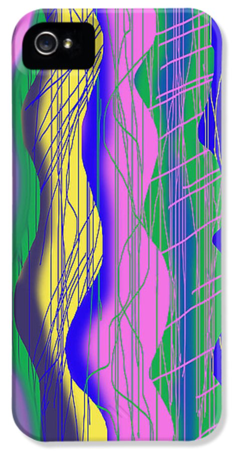 Wavy Scribble Abstract - Phone Case