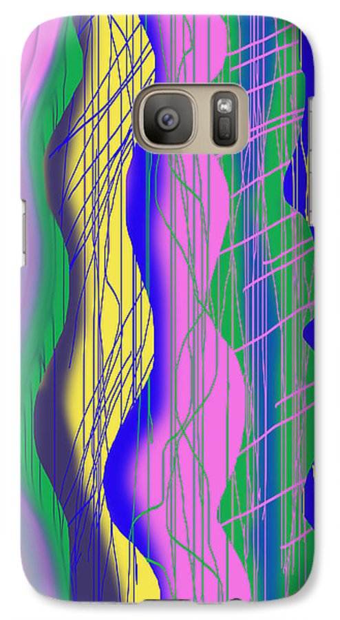 Wavy Scribble Abstract - Phone Case