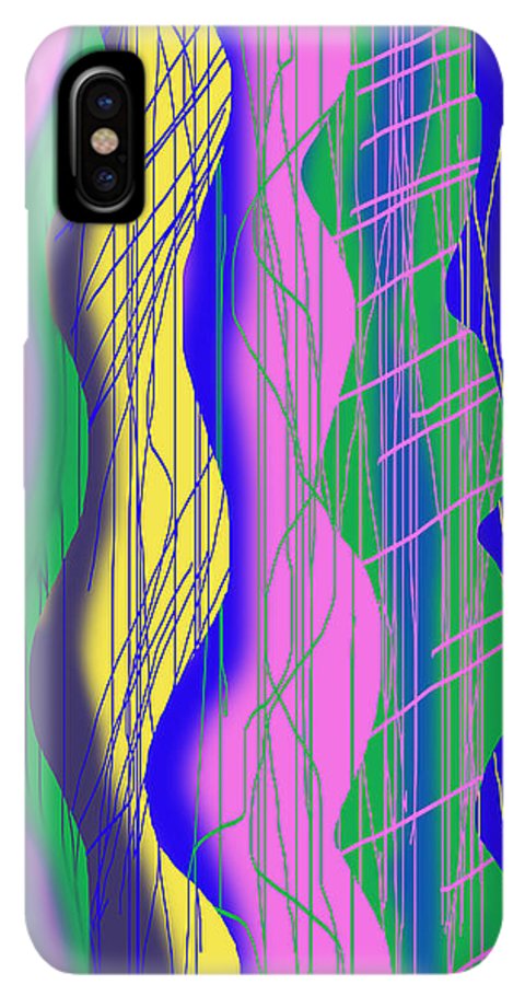 Wavy Scribble Abstract - Phone Case