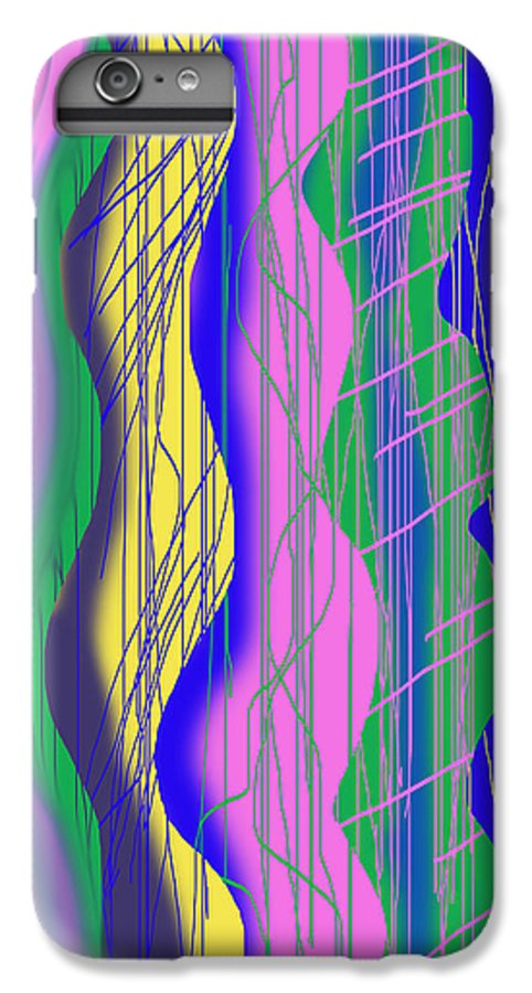 Wavy Scribble Abstract - Phone Case