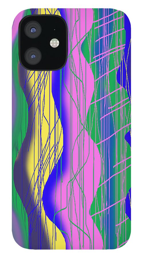 Wavy Scribble Abstract - Phone Case