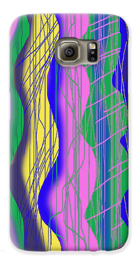 Wavy Scribble Abstract - Phone Case