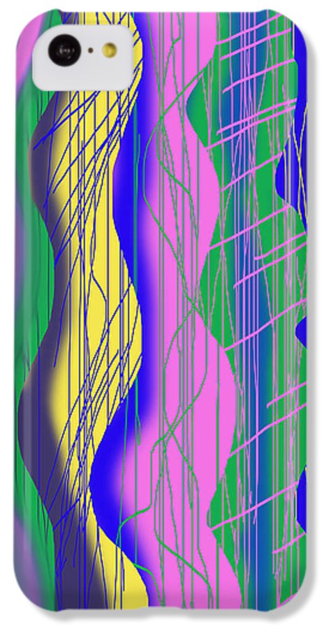 Wavy Scribble Abstract - Phone Case