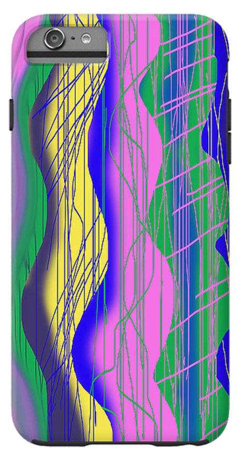 Wavy Scribble Abstract - Phone Case