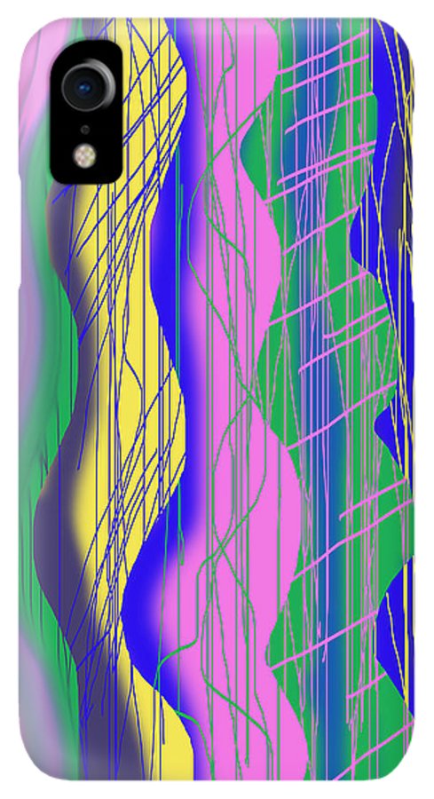 Wavy Scribble Abstract - Phone Case