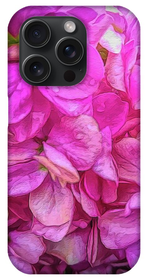 Wet Pink Flowers - Phone Case