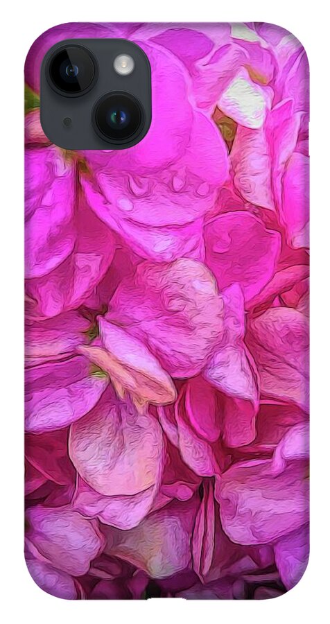 Wet Pink Flowers - Phone Case