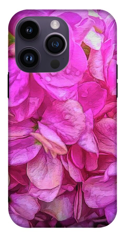 Wet Pink Flowers - Phone Case