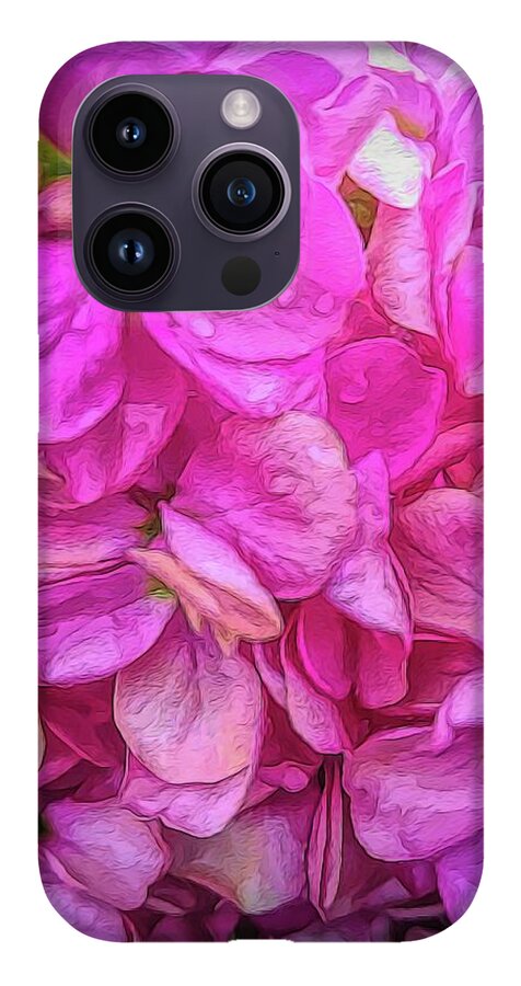 Wet Pink Flowers - Phone Case