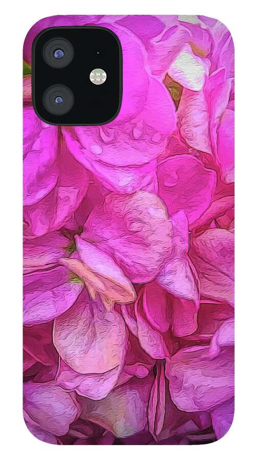 Wet Pink Flowers - Phone Case