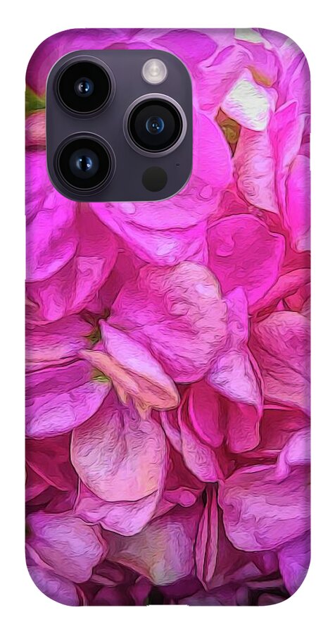 Wet Pink Flowers - Phone Case