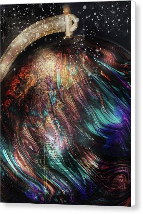 When Solar Flares Meet Singularities - Canvas Print