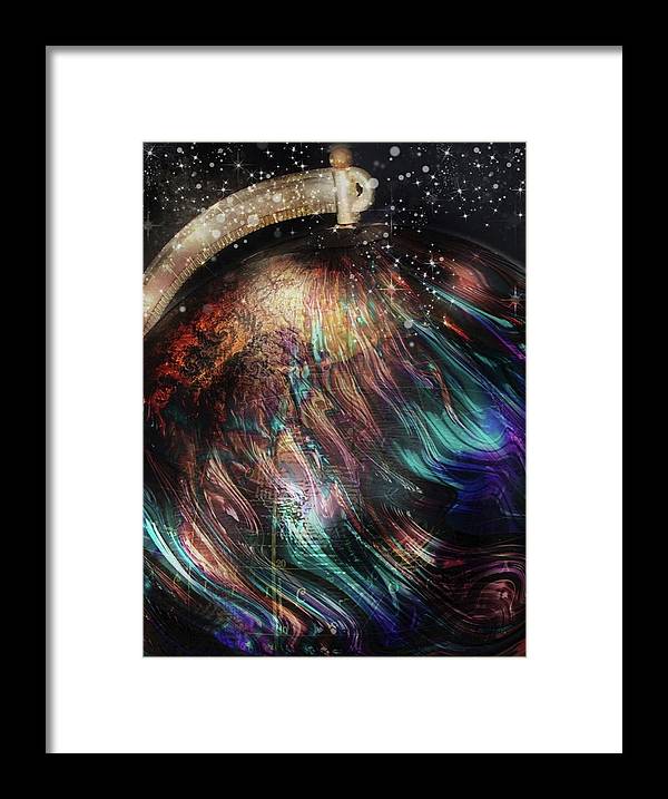 When Solar Flares Meet Singularities - Framed Print