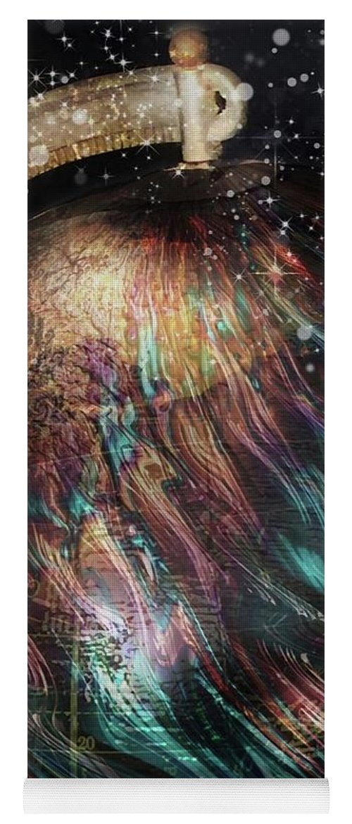 When Solar Flares Meet Singularities - Yoga Mat
