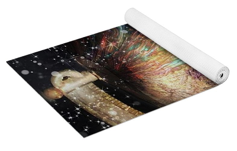 When Solar Flares Meet Singularities - Yoga Mat