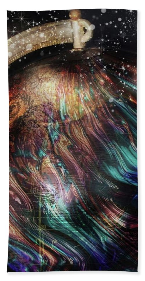 When Solar Flares Meet Singularities - Beach Towel