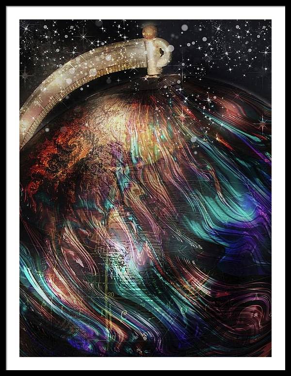 When Solar Flares Meet Singularities - Framed Print